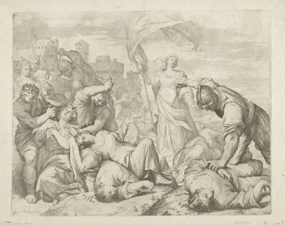 The Martyrdom of Saint Ursula and Her Companions by Giovanni Antonio Lorenzini