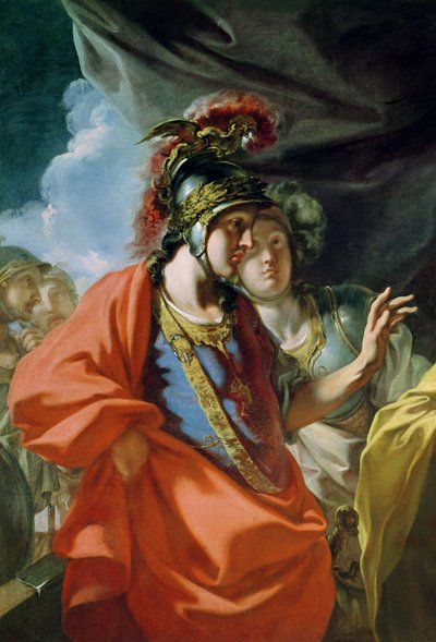 The Clemency of Alexander the Great in Front of the Family of Darius III (detail) by Giovanni Antonio Pellegrini