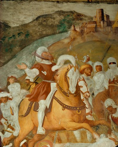 A companion of Saint Paul frightened by the light by Giovanni Antonio Pordenone