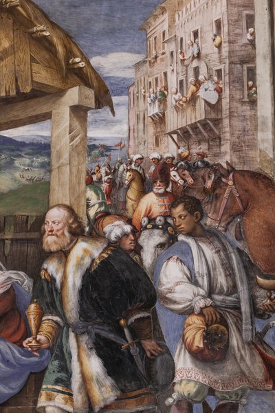 Adoration of the Magi and Adoration of the Shepherds by Giovanni Antonio Pordenone