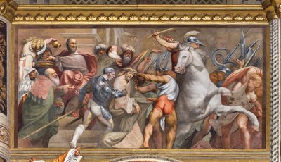 Central Nave, Third Span South, Climb to Calvary, Il Pordenone by Giovanni Antonio Pordenone
