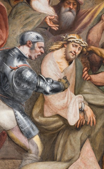 Central Aisle, Third Span South, Climb to Calvary, Il Pordenone by Giovanni Antonio Pordenone