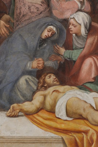Counterfaccata, IL Pordenone, Deposition 1522 (detail) by Giovanni Antonio Pordenone