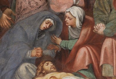 Counterfaccata, Il Pordenone, Deposition 1522 (detail) by Giovanni Antonio Pordenone