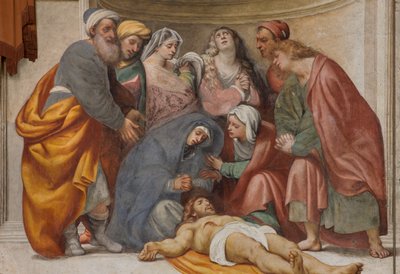 Counterfaccata, Deposition (1522) (Detail) by Giovanni Antonio Pordenone