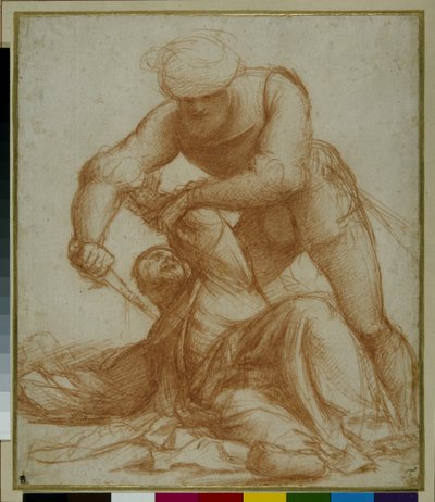Study of the Martyrdom of St. Peter Martyr by Giovanni Antonio Pordenone