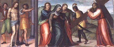 The Flagellation of Christ and The Road to Calvary by Giovanni Antonio Sogliani