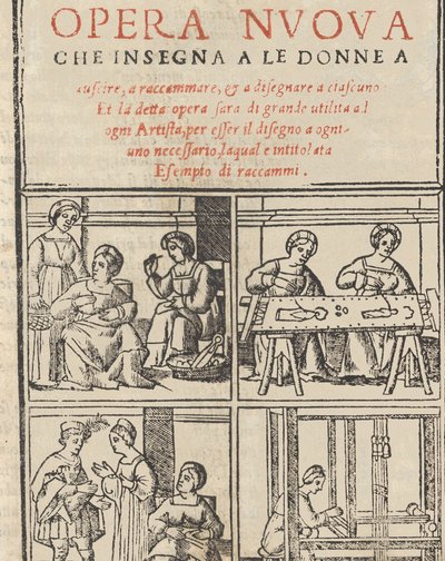 Essempio di recammi, 1530 by Giovanni Antonio Tagliente