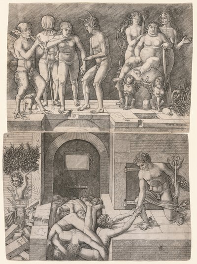 Allegory of the Fall of Ignorant Humanity by Giovanni Antonio da Brescia