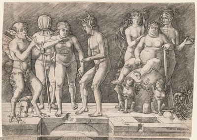 Allegory of the Fall of Ignorant Humanity: Virtus Combusta by Giovanni Antonio da Brescia