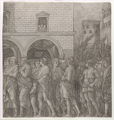 The Triumph of Caesar: the senators by Giovanni Antonio da Brescia