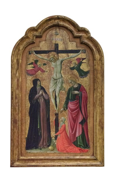 Crucifixion with Saint Lucia by Giovanni Antonio da Pesaro
