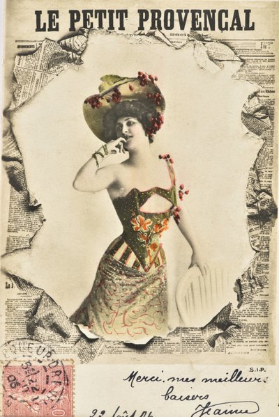Postcard: Journal Le Peer Provencal - date 1906 by Phillipe de Marlier