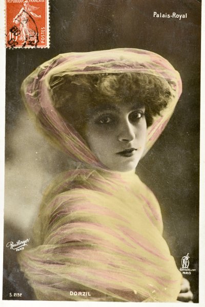 Postcard: Palais Royal - Portrait of Dorzil, artist by Phillipe de Marlier