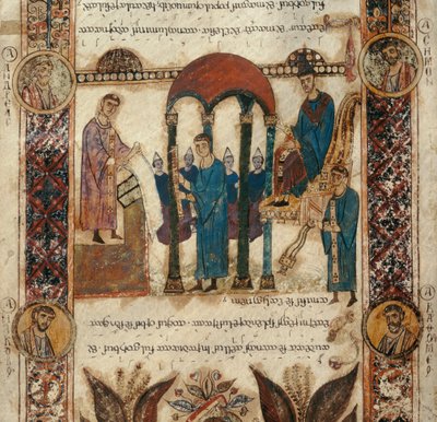 Recitation of the Exulet during the Easter Vigil. Exultet of the Cathedral of San Sabino in Bari by Phillipe de Marlier