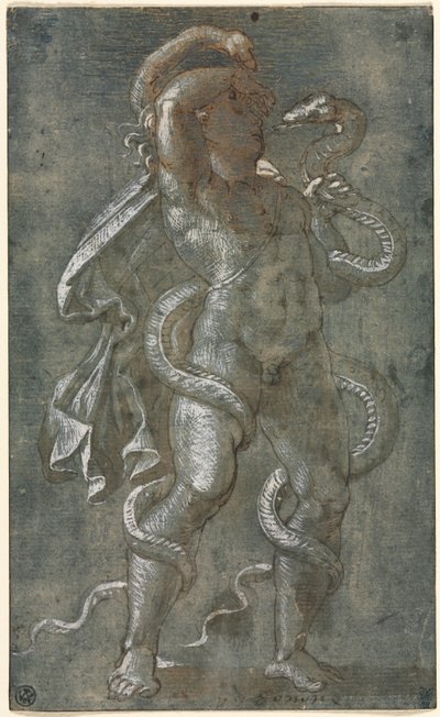 Man Entwined by Two Snakes by Giovanni Antonio da Pordenone