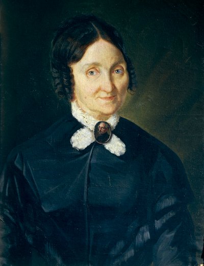 Portrait of Donna Tecla Antonini de Laska by Giovanni Baccarlino