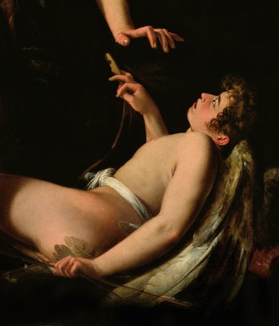 Detail of Cupid from Sacred Love and Profane Love, 1602 by Giovanni Baglione