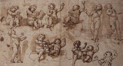 Studies of Putti by Giovanni Baglione