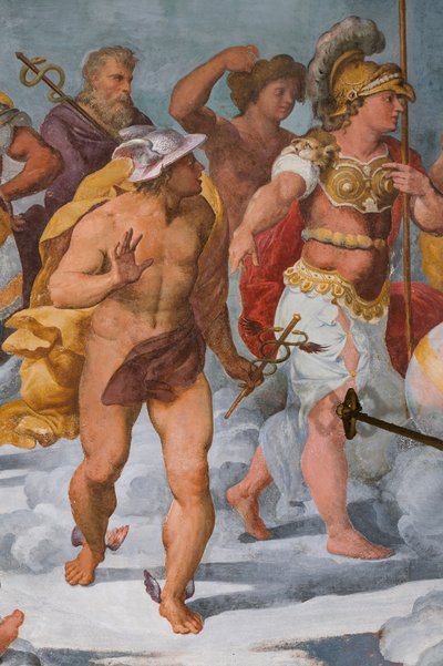 The Assembly of Gods (detail) by Giovanni Battista Castello
