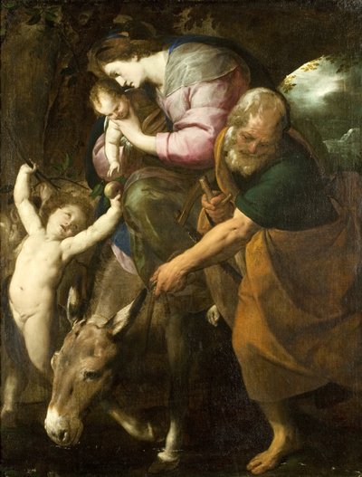 The Flight into Egypt by Giovanni Battista  Crespi