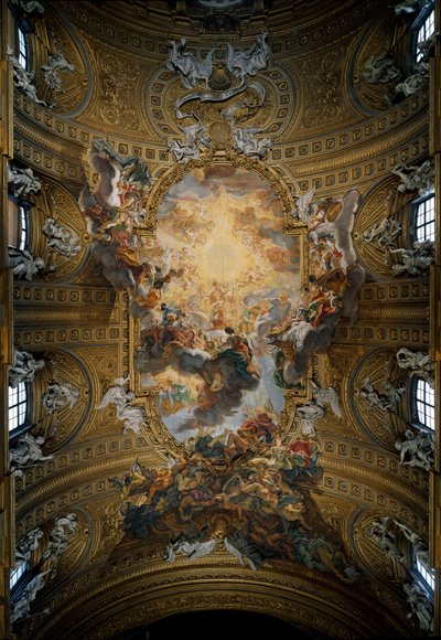 The Triumph of the Holy Name of Jesus by Giovanni Battista  Gaulli
