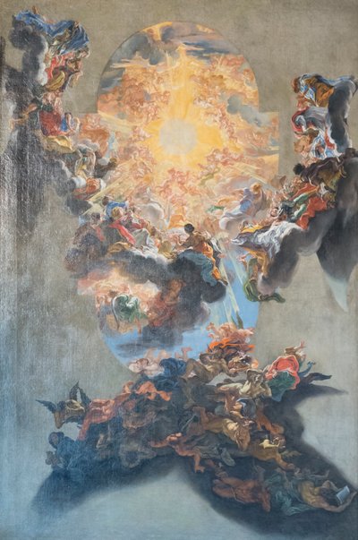 The Triumph of the Name of Jesus by Giovanni Battista (1639 1709) Gaulli