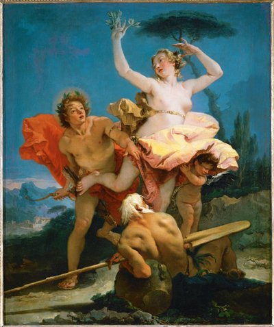 Apollo and Daphne by Giovanni Battista (1696-1770) Tiepolo