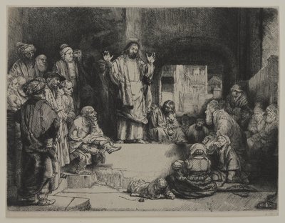 Christ Preaching (La Petite tombe) by Giovanni Battista Tiepolo