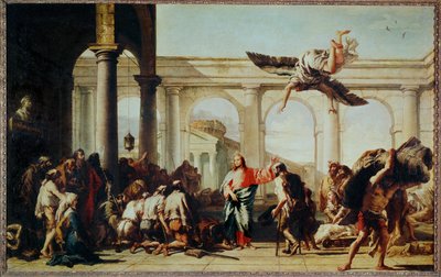 Christ Heals the Paralytic by Giovanni Battista (1696-1770) Tiepolo