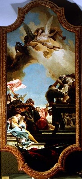 Erecting a Statue in Honour of the Emperor by Giovanni Battista Tiepolo