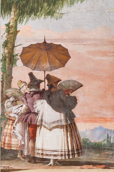 A Summer Walk by Giovanni Battista Tiepolo