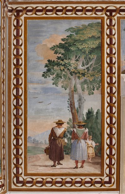 Room of the Rural Scenes: "Landscape with Peasants" by Giovanni Battista Tiepolo