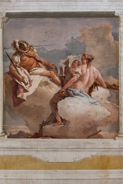 Mars, Venus and Eros by Giovanni Battista Tiepolo