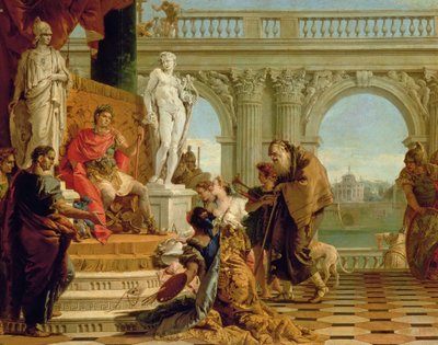 Maecenas Presenting the Liberal Arts to the Emperor Augustus, c.1745 by Giovanni Battista Tiepolo