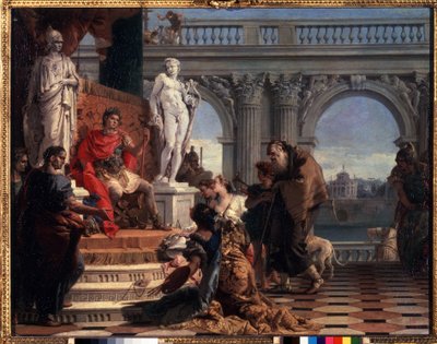 Maecenas Presenting the Arts to Augustus by Giovanni Battista Tiepolo