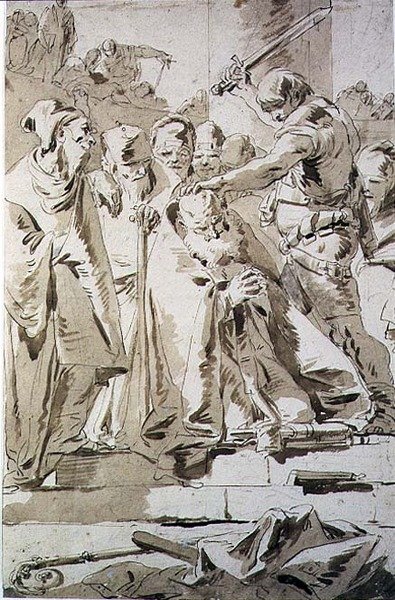 The Decapitation of a Bishop by Giovanni Battista Tiepolo