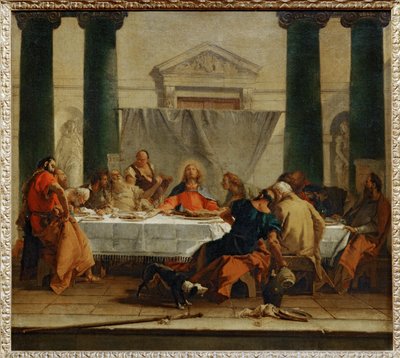 The Last Supper by Giovanni Battista (1696-1770) Tiepolo