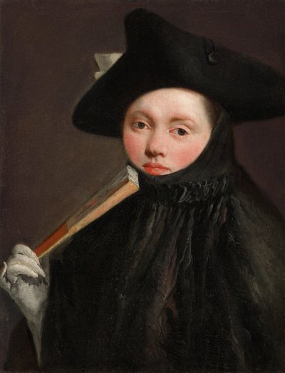 Young Lady in a Tricorn Hat by Giovanni Battista (1696 1770) Tiepolo