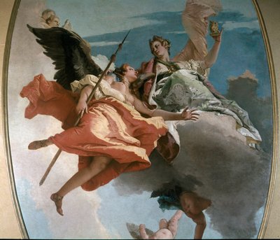 Allegory of Force and Knowledge (1743) by Giovanni Battista Tiepolo