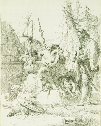 Capriccio by Giovanni Battista Tiepolo