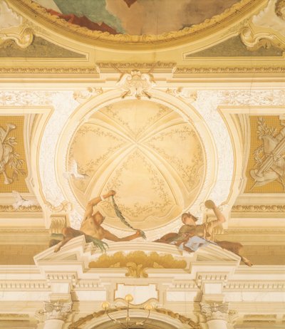 Detail of Frescoes on Ceiling of Ballroom, Villa Pisani, Stra, Venice by Giovanni Battista Tiepolo