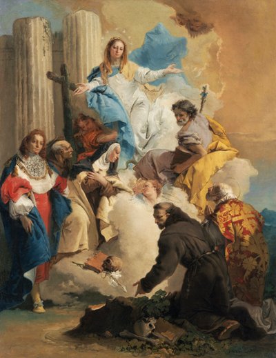 The Virgin with Six Saints by Giovanni Battista Tiepolo