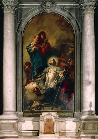 The Virgin appearing to Saint John of Nepomuk by Giovanni Battista Tiepolo
