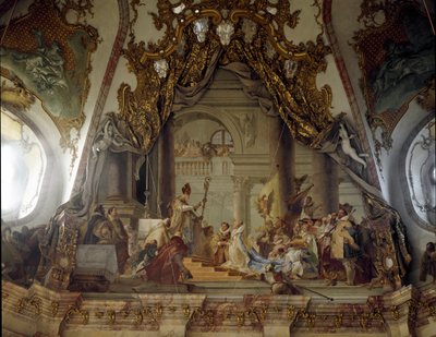 The Wedding of Beatrice of Burgundy and Frederick I Barbarossa by Giovanni Battista Tiepolo
