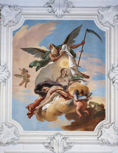 Time Hunting Envy and Discovering Truth by Giovanni Battista Tiepolo