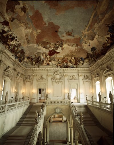 Great Staircase and Ceiling Decorated by Giovanni Battista Tiepolo by Giovanni Battista Tiepolo