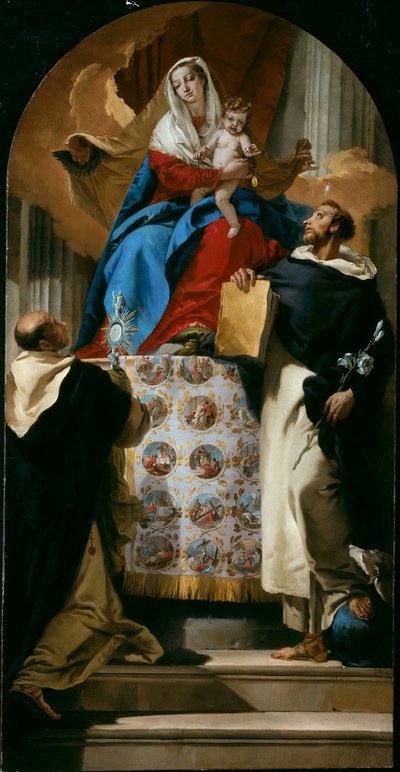 Virgin and Child with Saints Dominic and Hyacinth by Giovanni Battista Tiepolo