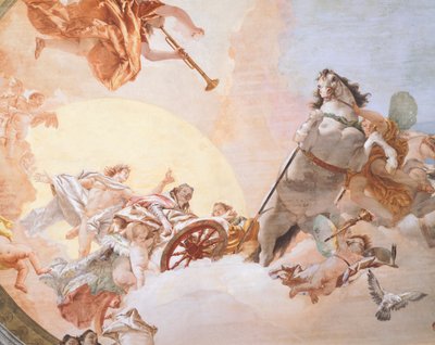 Wedding Allegory (Detail) by Giovanni Battista Tiepolo