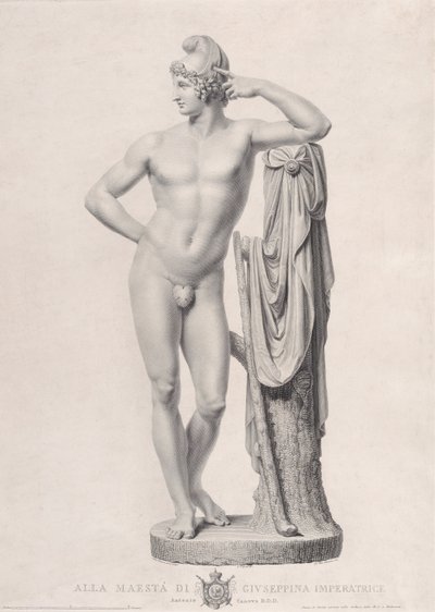 Paris Leaning on a Tree Stump by Giovanni Battista Balestra
